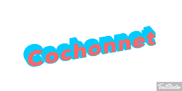 Cochonnet Effet de texte