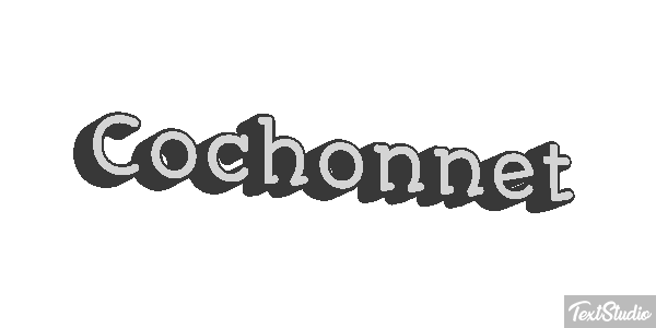 Cochonnet Effet de texte