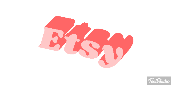 Etsy Effet de texte