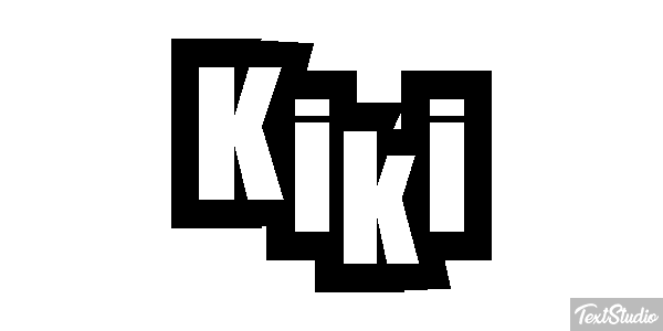 Kiki Text effect