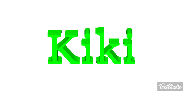 Kiki Text effect