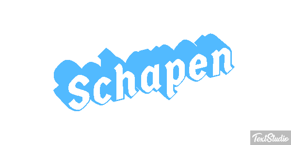 Schapen Tekst effect