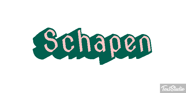 Schapen Tekst effect