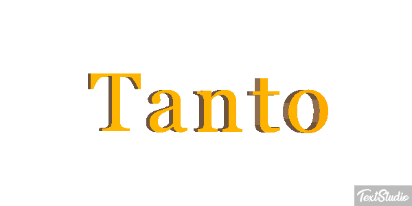 Tanto Tekst effect