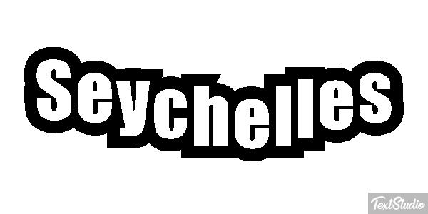 Seychelles Texteffekt