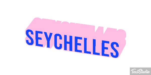 Seychelles Texteffekt