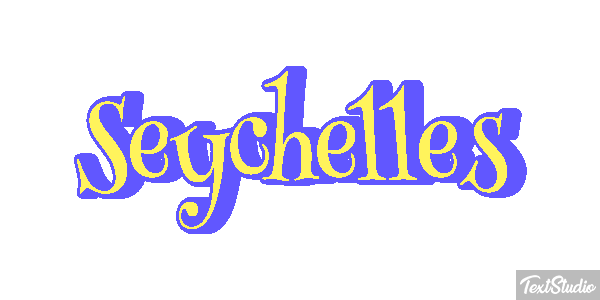 Seychelles Texteffekt