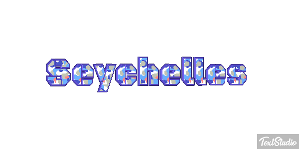 Seychelles Texteffekt
