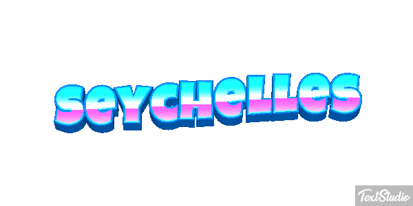 Seychelles Texteffekt