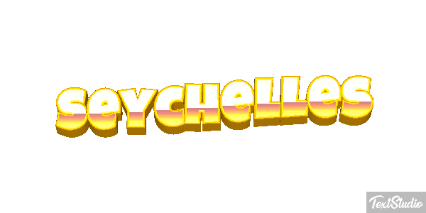 Seychelles Texteffekt