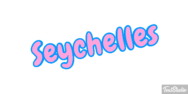 Seychelles Texteffekt