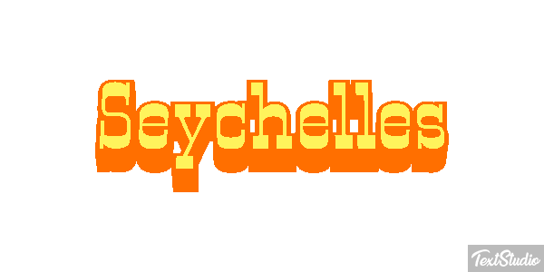 Seychelles Texteffekt