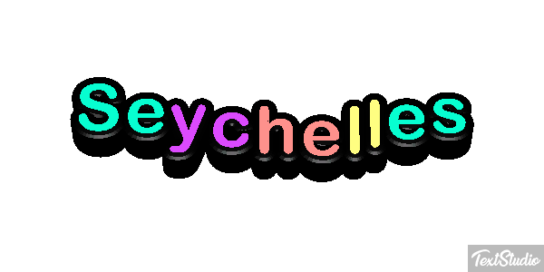 Seychelles Texteffekt