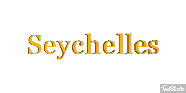 Seychelles Texteffekt