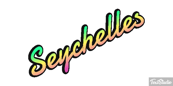 Seychelles Texteffekt