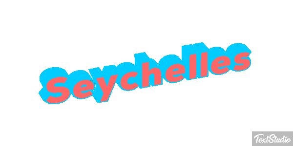 Seychelles Texteffekt