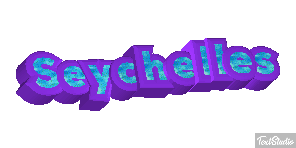 Seychelles Texteffekt