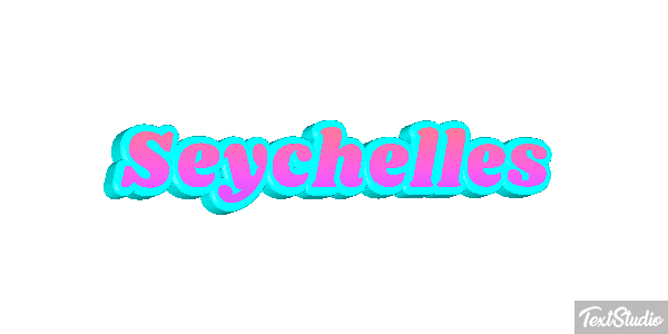 Seychelles Texteffekt
