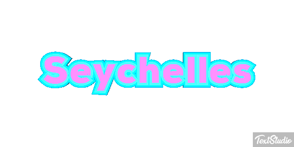 Seychelles Texteffekt