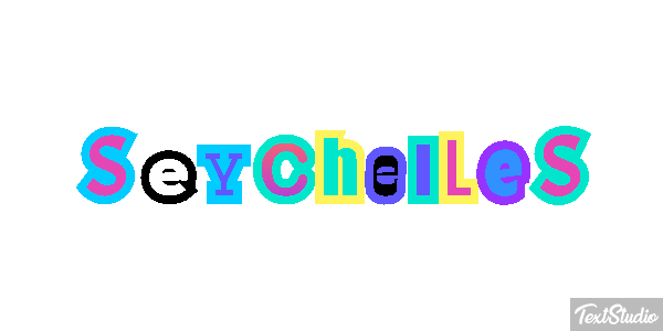 Seychelles Texteffekt