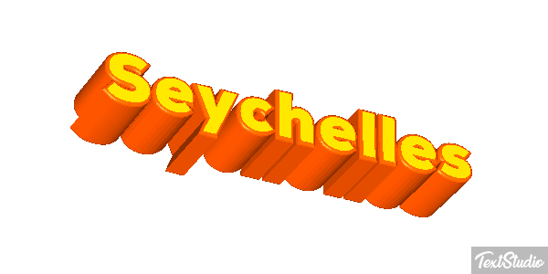 Seychelles Texteffekt