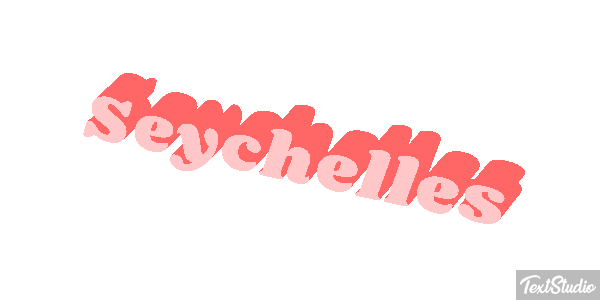 Seychelles Texteffekt