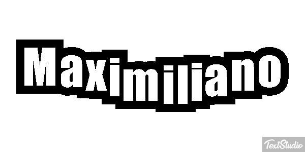 Maximiliano Efecto de texto