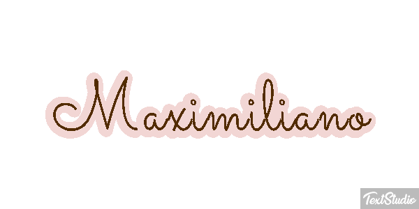 Maximiliano Efecto de texto