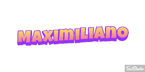 Maximiliano Efecto de texto