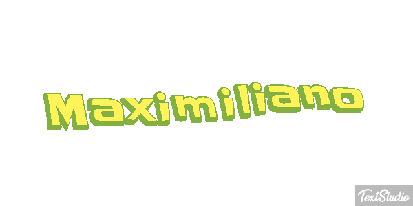 Maximiliano Efecto de texto
