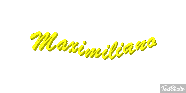 Maximiliano Efecto de texto