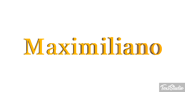 Maximiliano Efecto de texto