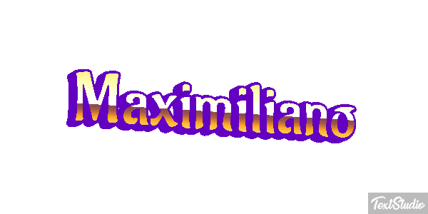 Maximiliano Efecto de texto