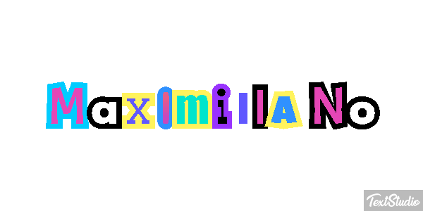 Maximiliano Efecto de texto