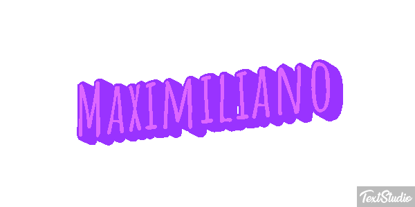 Maximiliano Efecto de texto