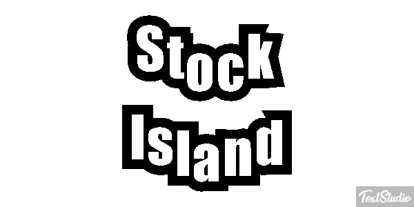 Stock Island Effetto testo