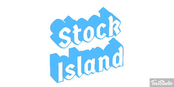 Stock Island Effetto testo