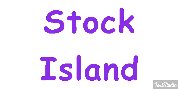Stock Island Effetto testo
