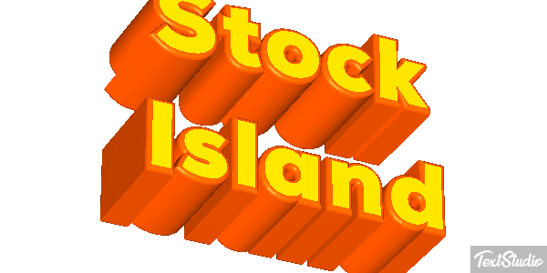 Stock Island Effetto testo