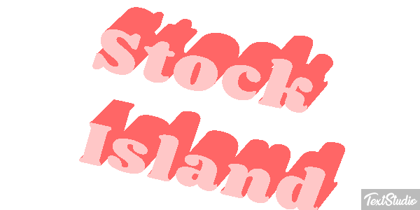 Stock Island Effetto testo
