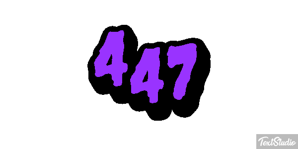 447 Metin efekti