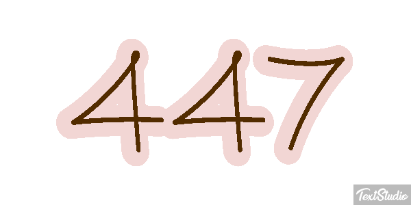 447 Metin efekti