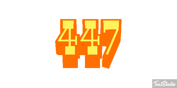 447 Metin efekti