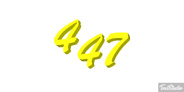 447 Metin efekti