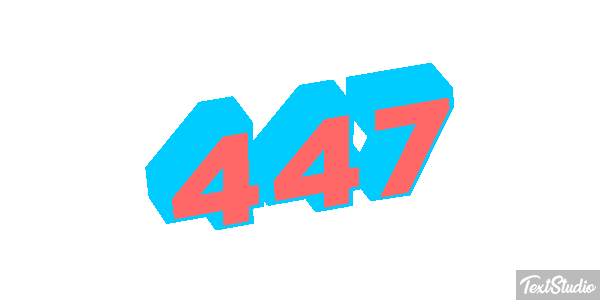 447 Metin efekti