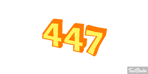 447 Metin efekti