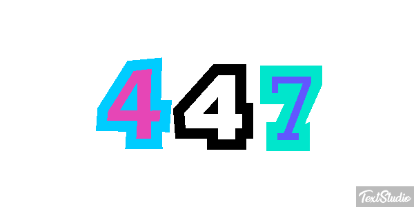 447 Metin efekti