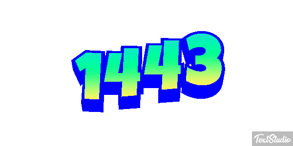 1443 テキスト効果
