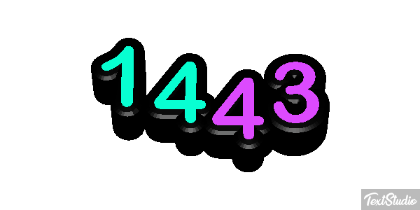 1443 テキスト効果