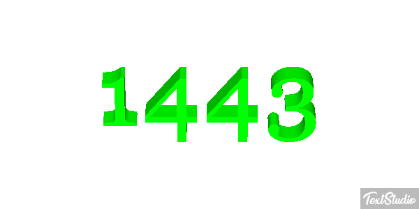 1443 テキスト効果